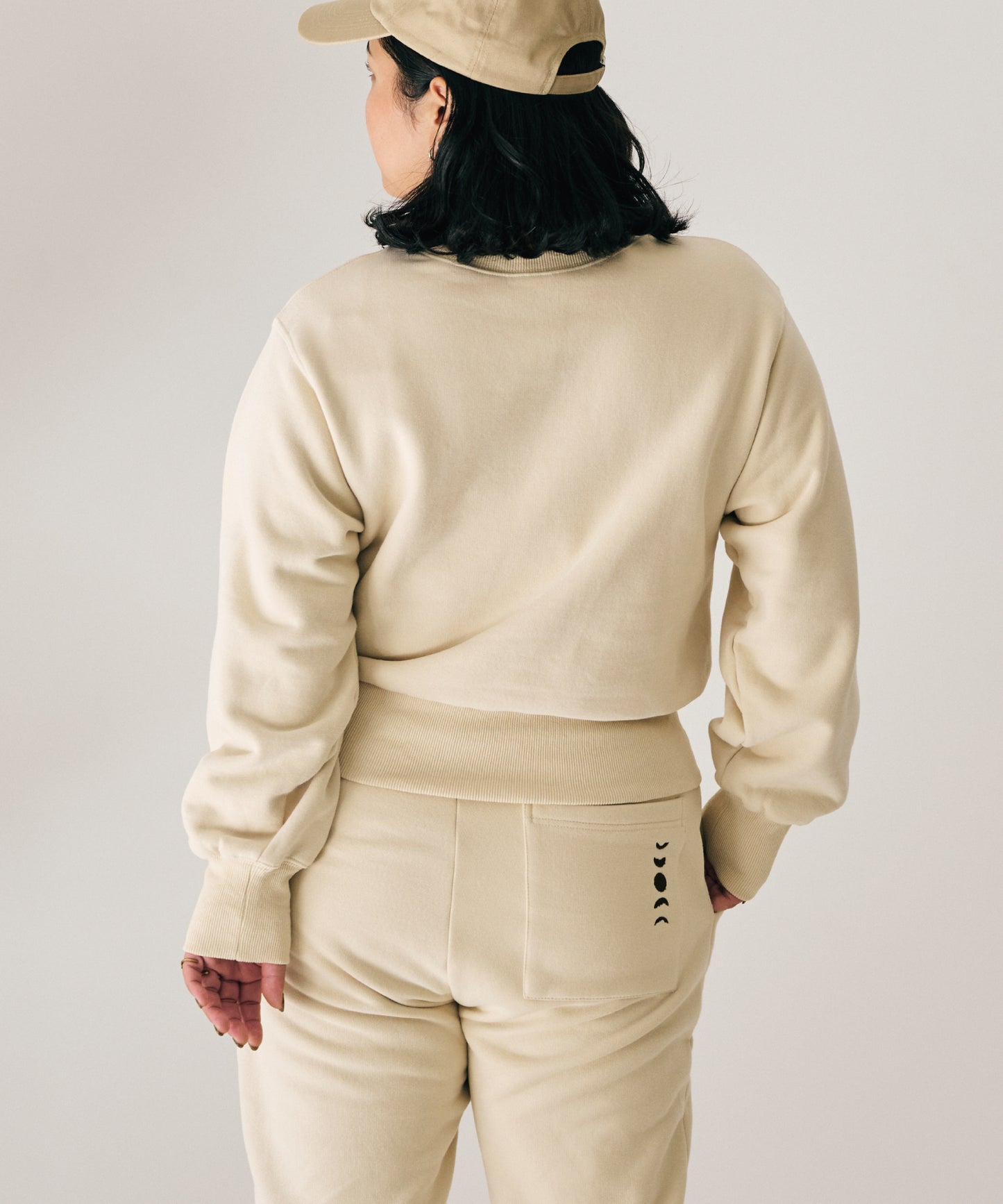 もちもち裏起毛 刺繍スウェットパンツ【BOTTOMSのみ】