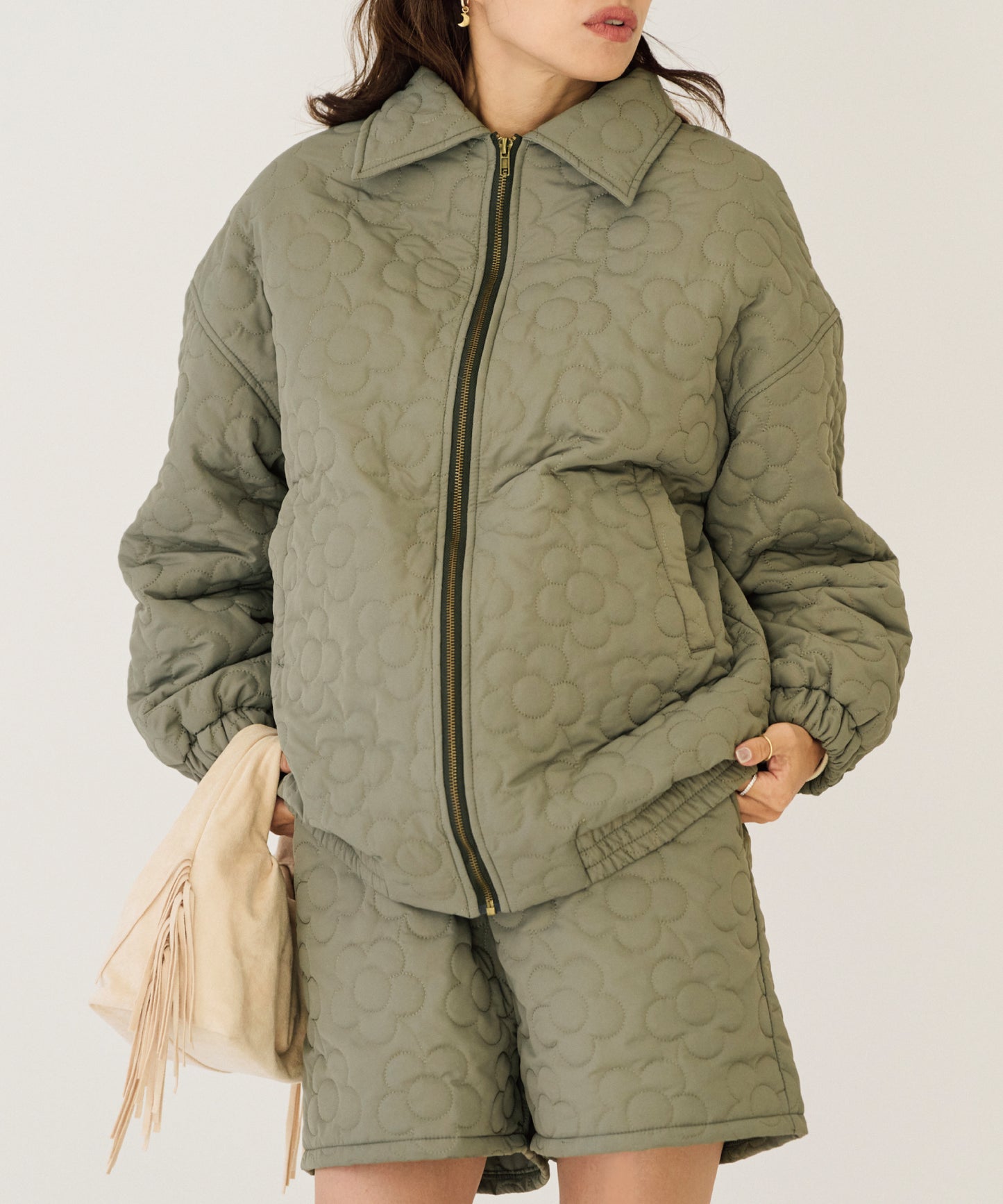 \SET割♡2,000円OFF/flowerキルティングセットアップ