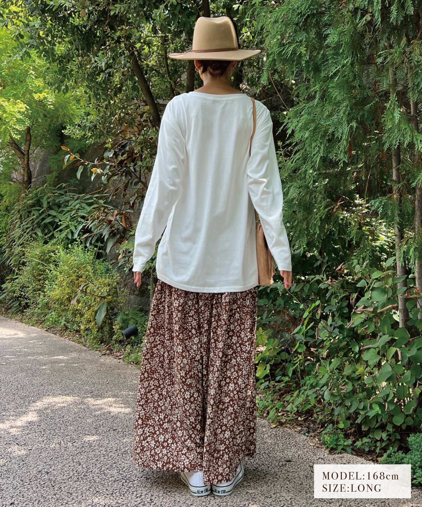 2wayスリットティアードスカート