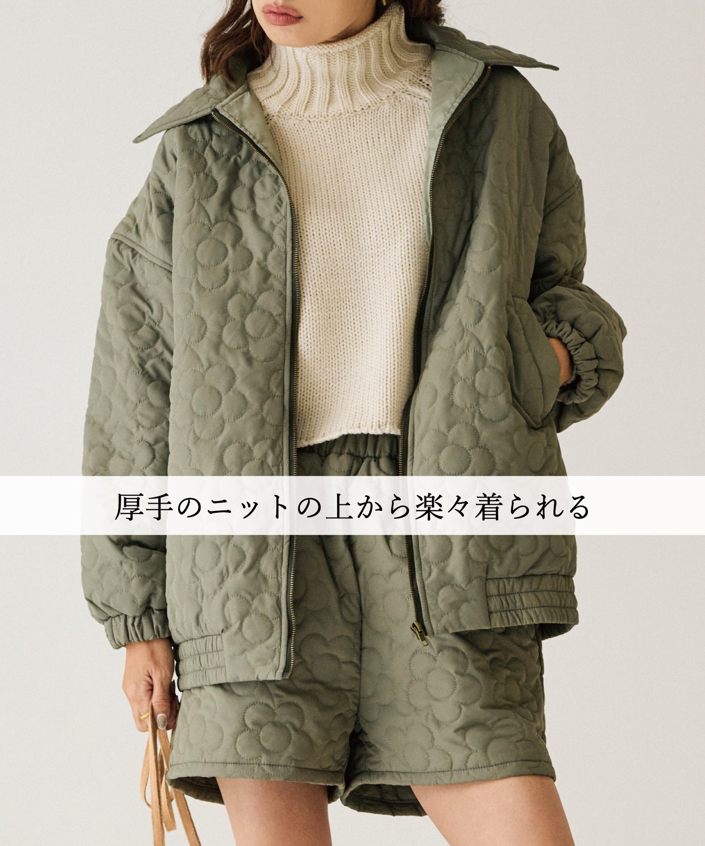 \SET割♡2,000円OFF/flowerキルティングセットアップ