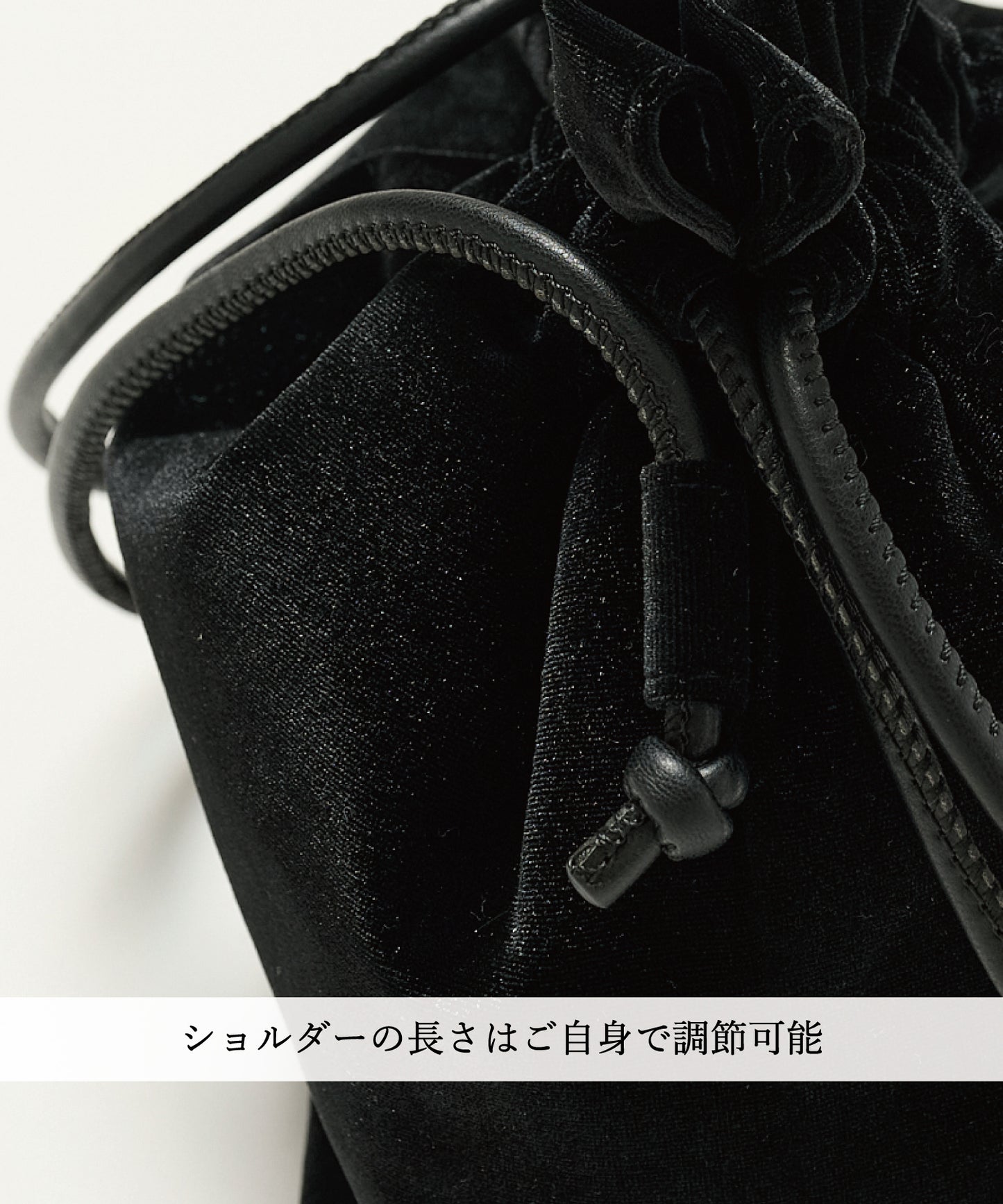 embroidery ベロアショルダーバッグ