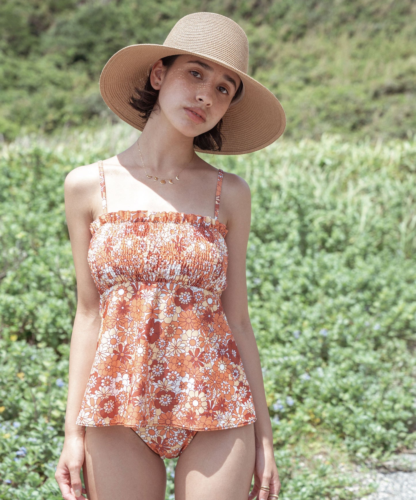 【 LAST STOCK 】retro flower bikini