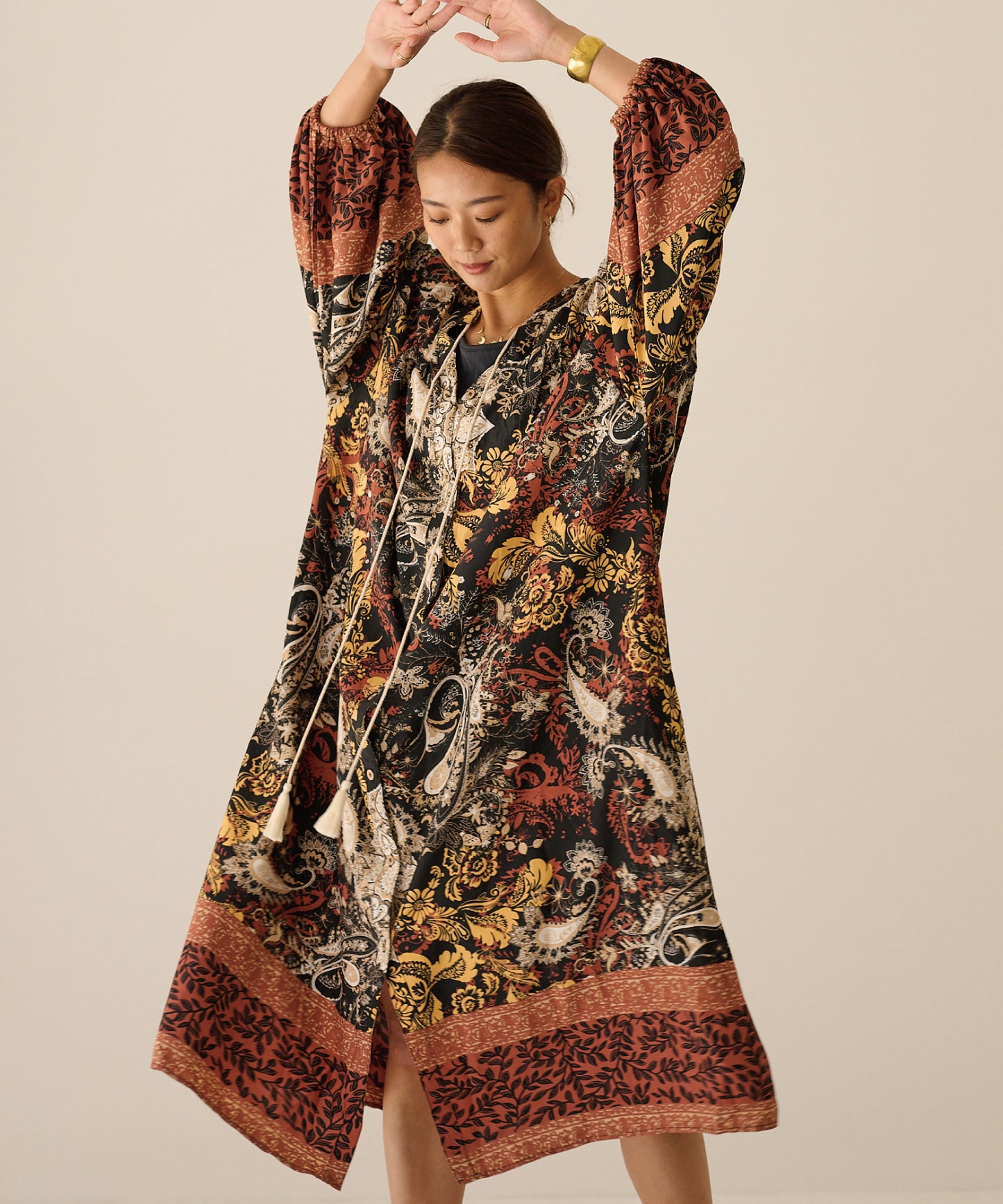 Bohemianワンピース