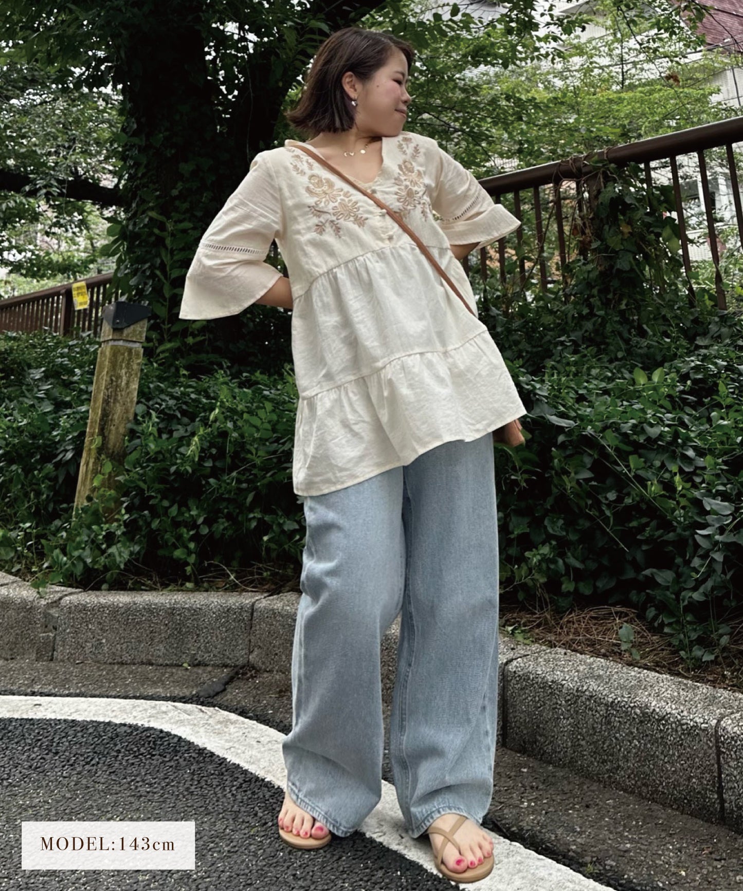 embroideryチュニック