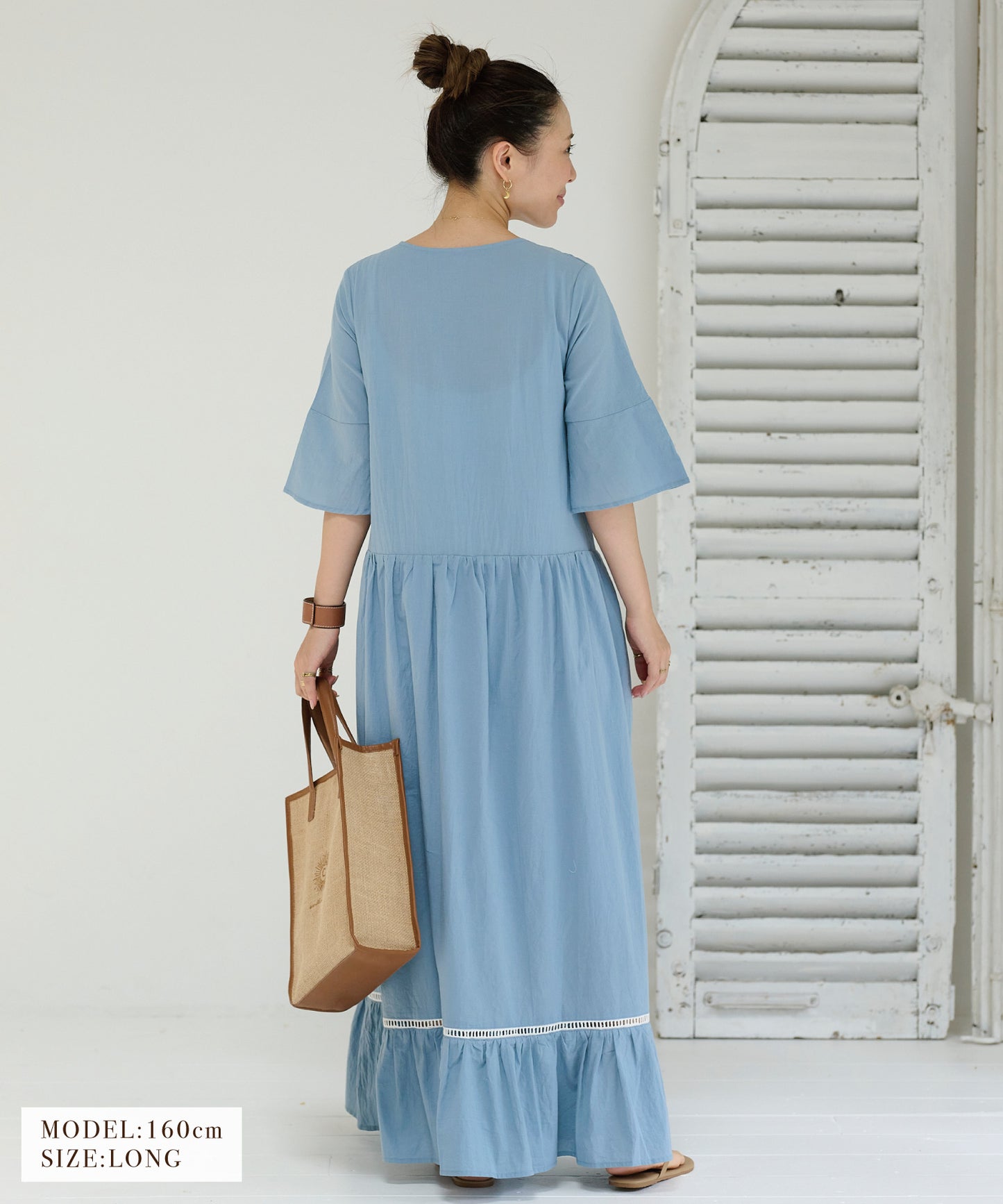 embroideryワンピース