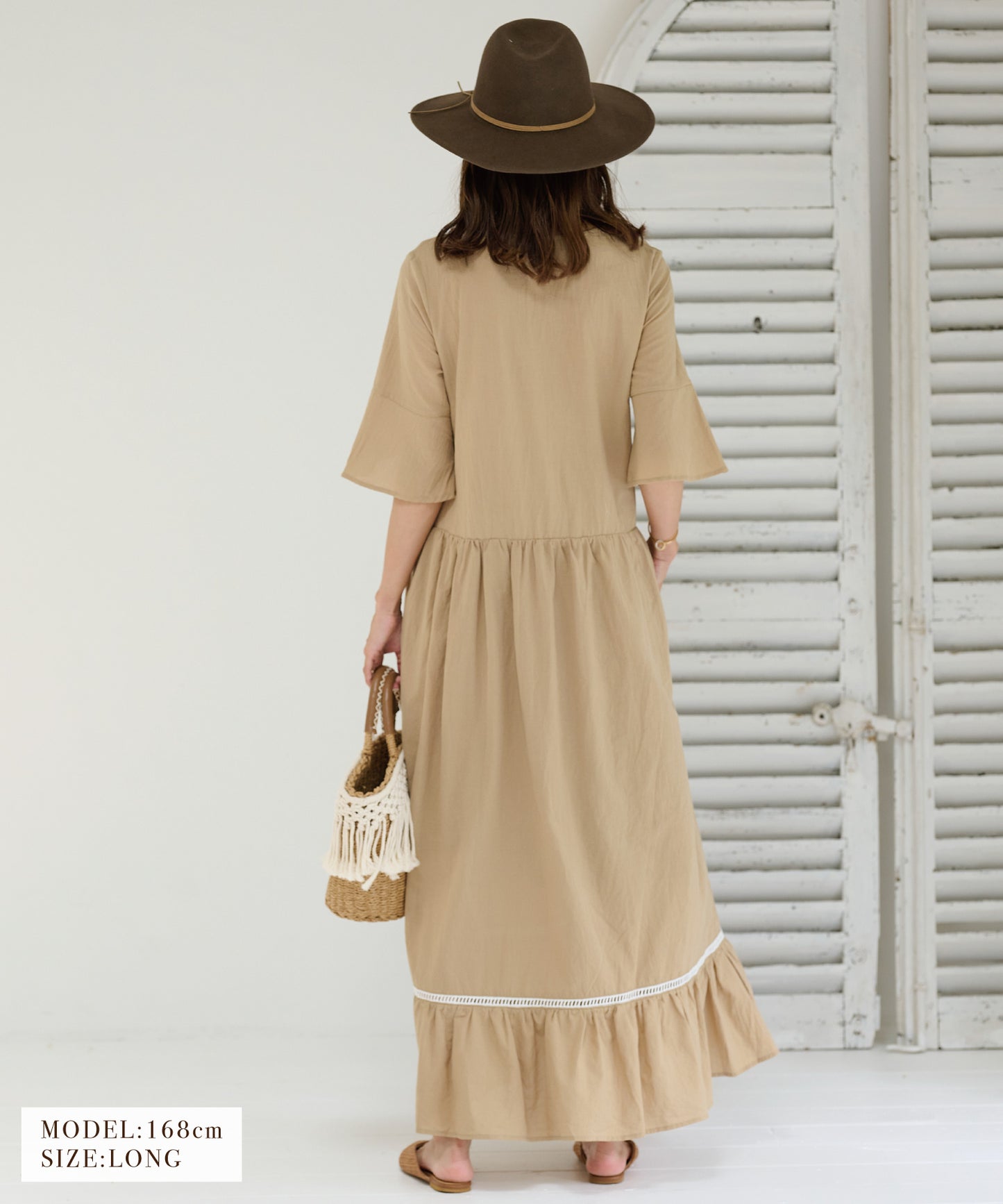 embroideryワンピース
