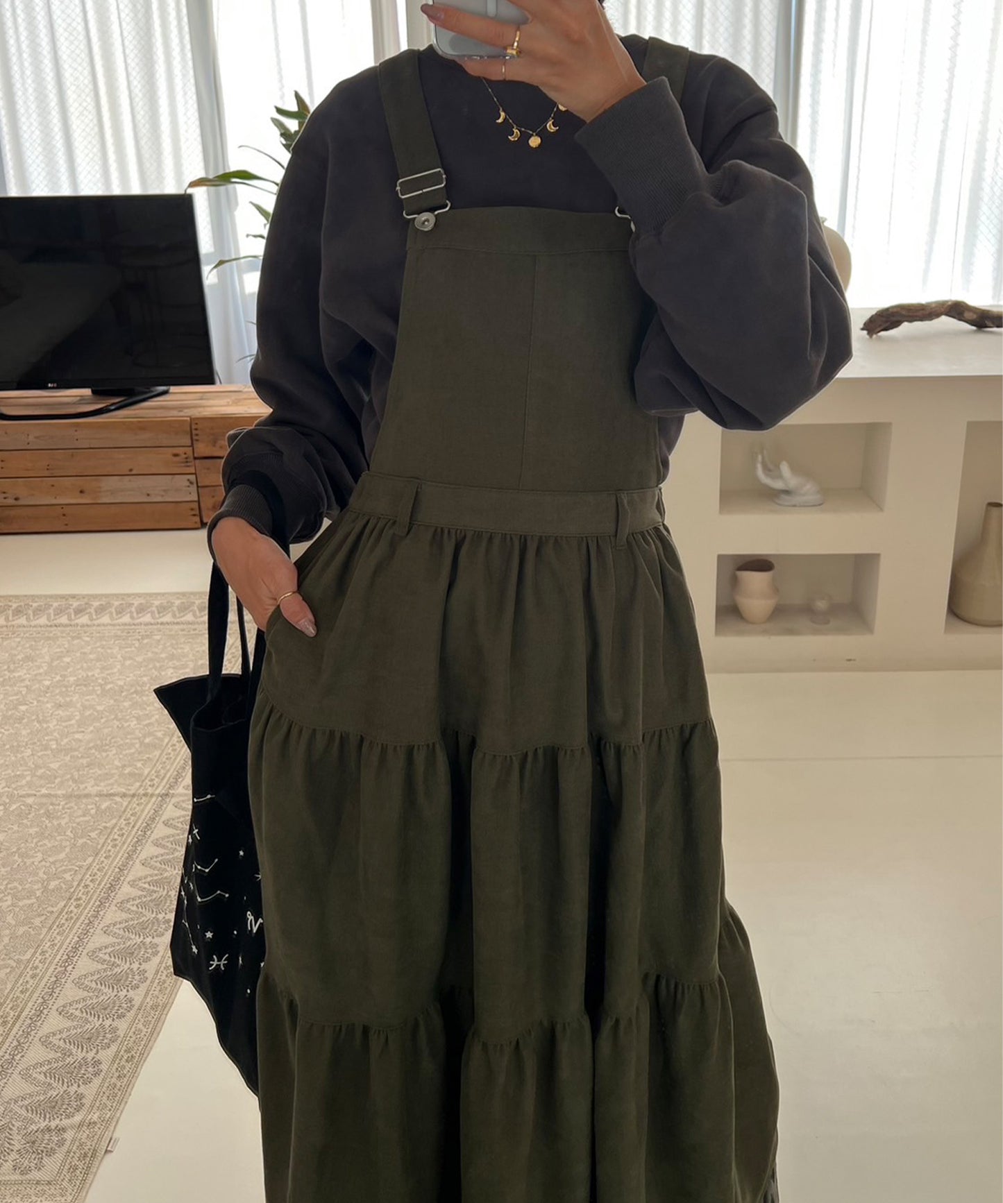 コーデュロイサロペット
