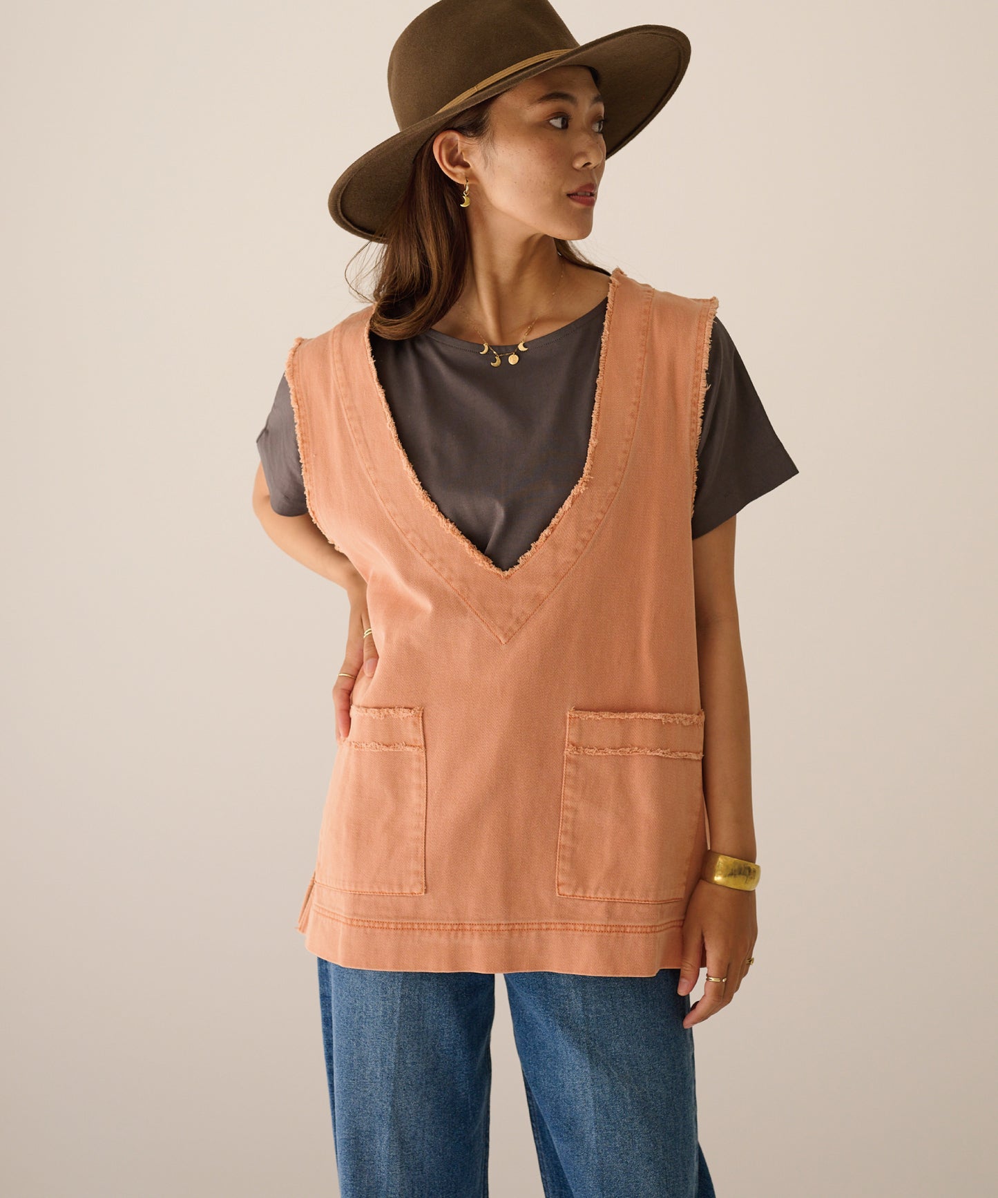 ドレープTシャツ