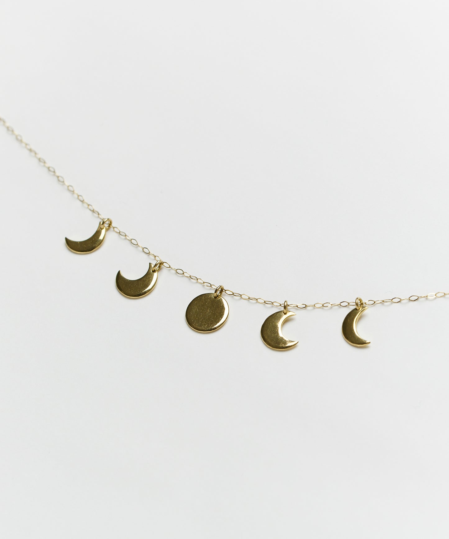 moon phases ネックレス 18K gold