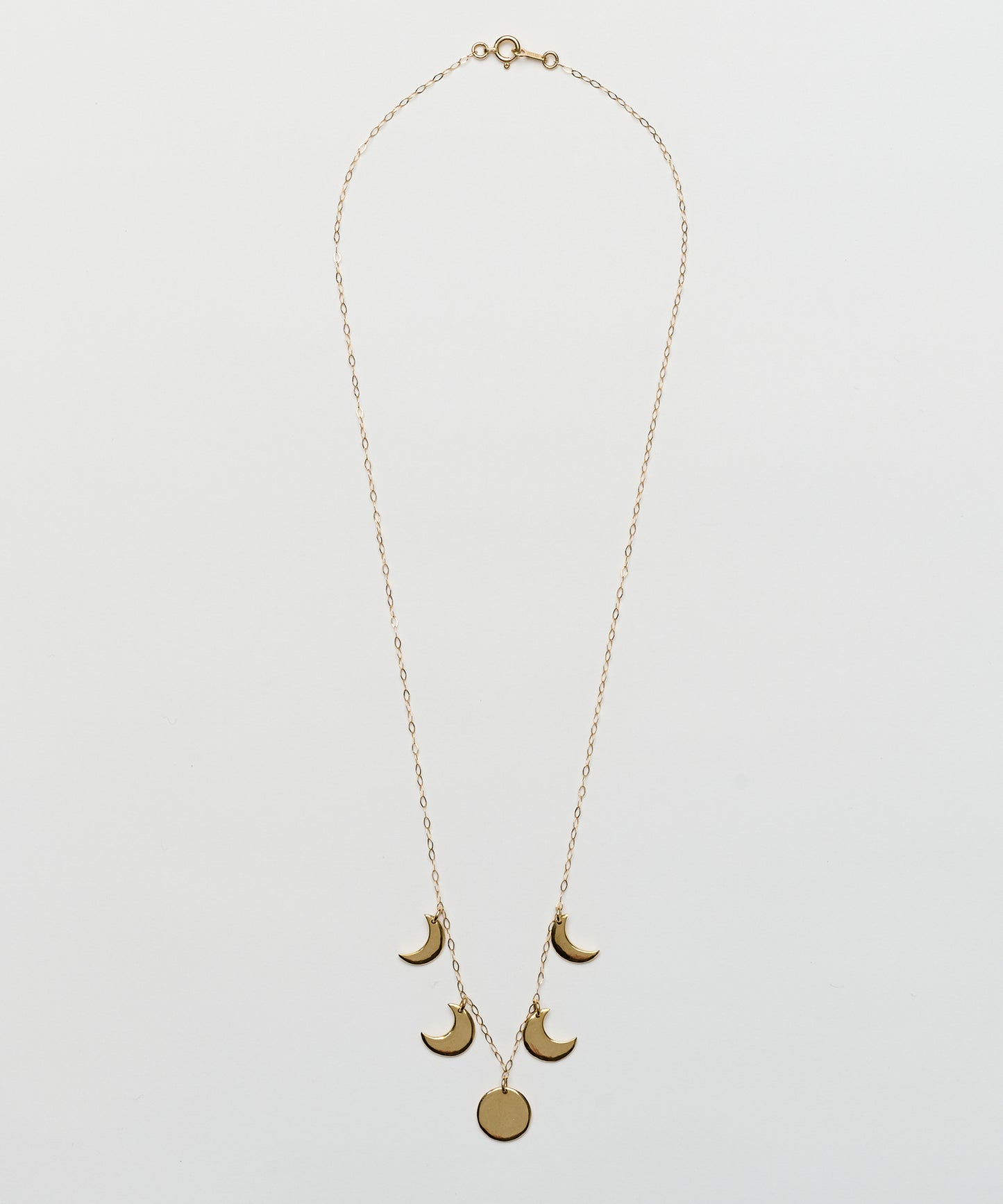 moon phases ネックレス 18K gold