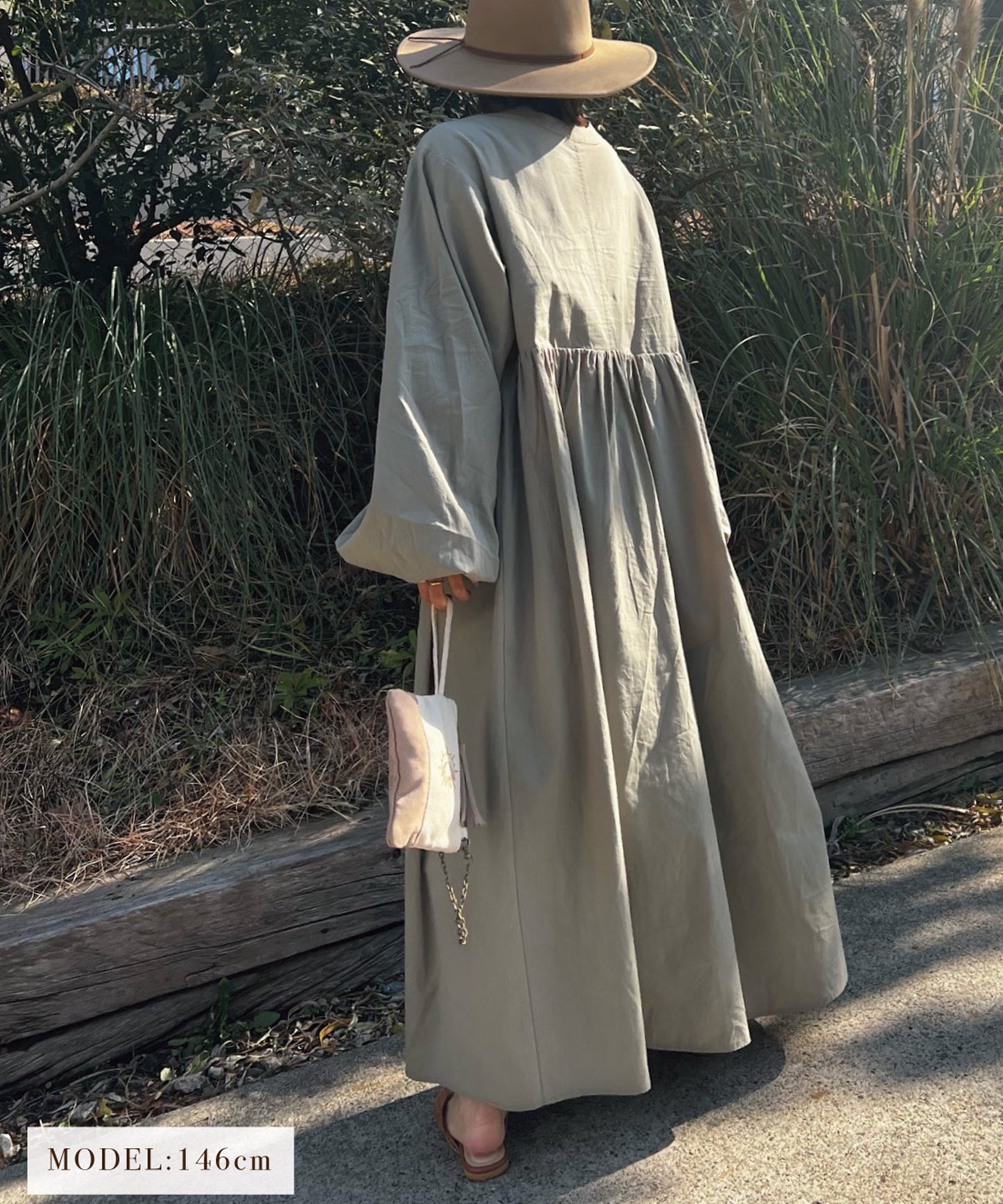 2way cottonワンピース
