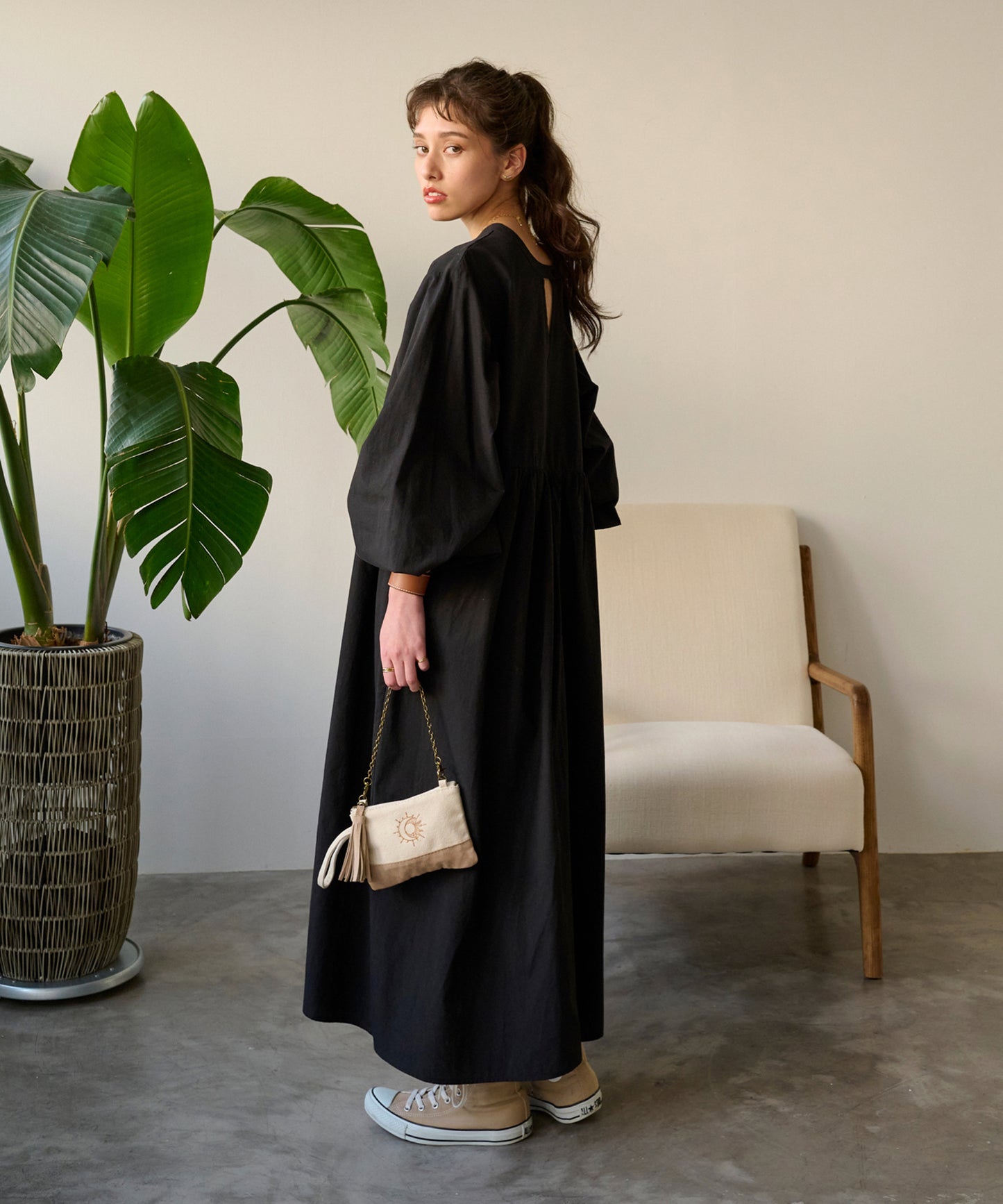 2way cottonワンピース