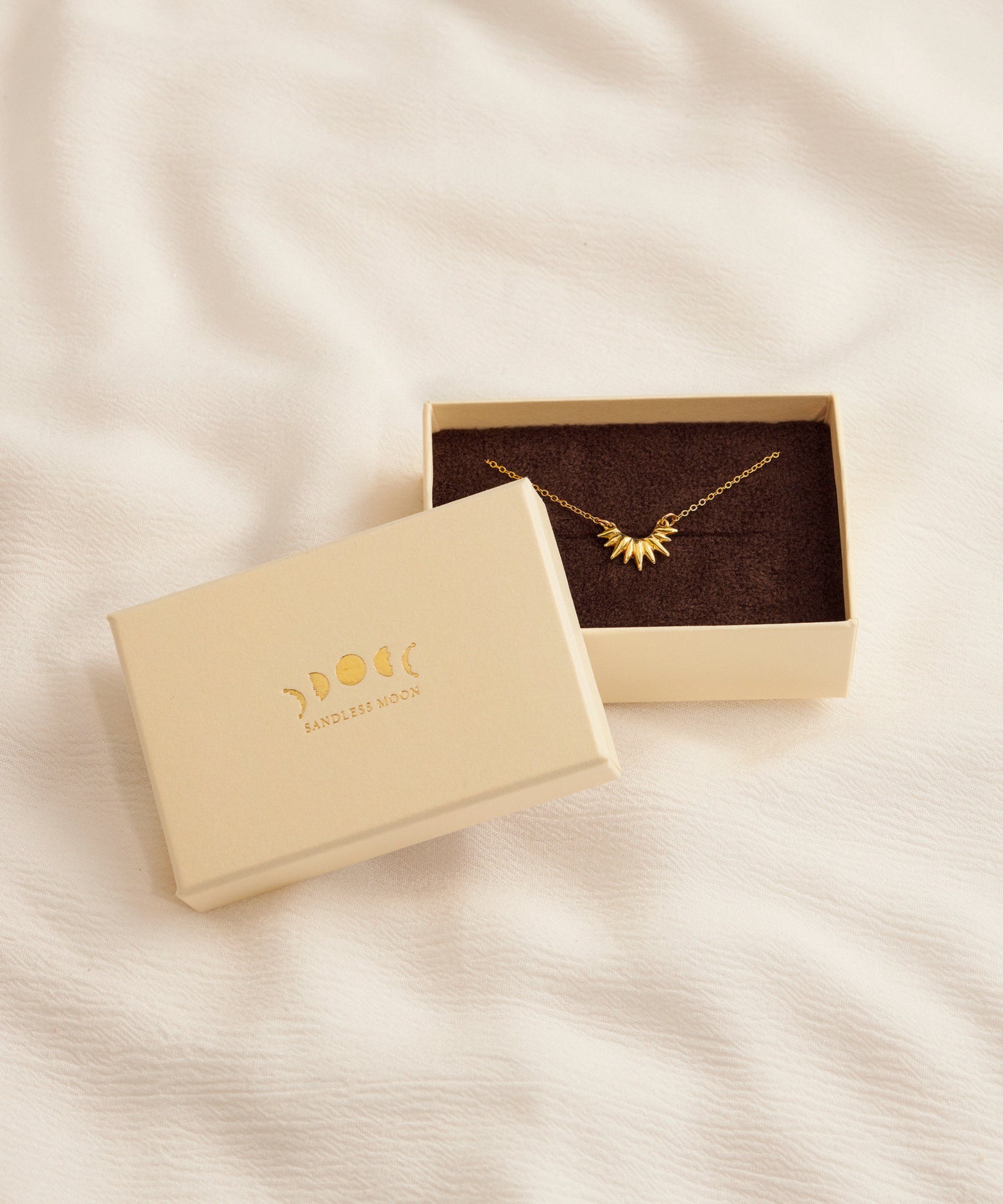 the sun ネックレス gold