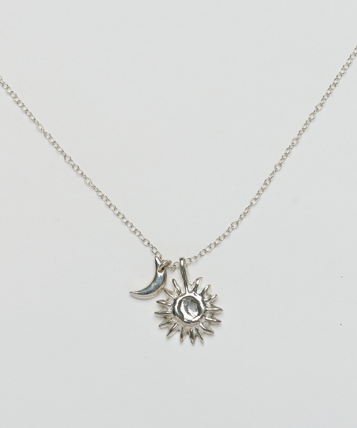 sun&moon ネックレス silver【12/22以降順次発送・日時指定不可】