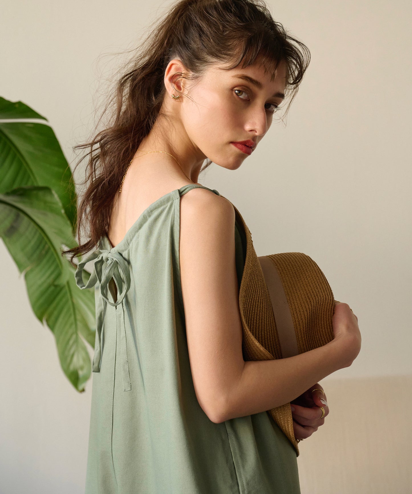 linen 2wayサロペット