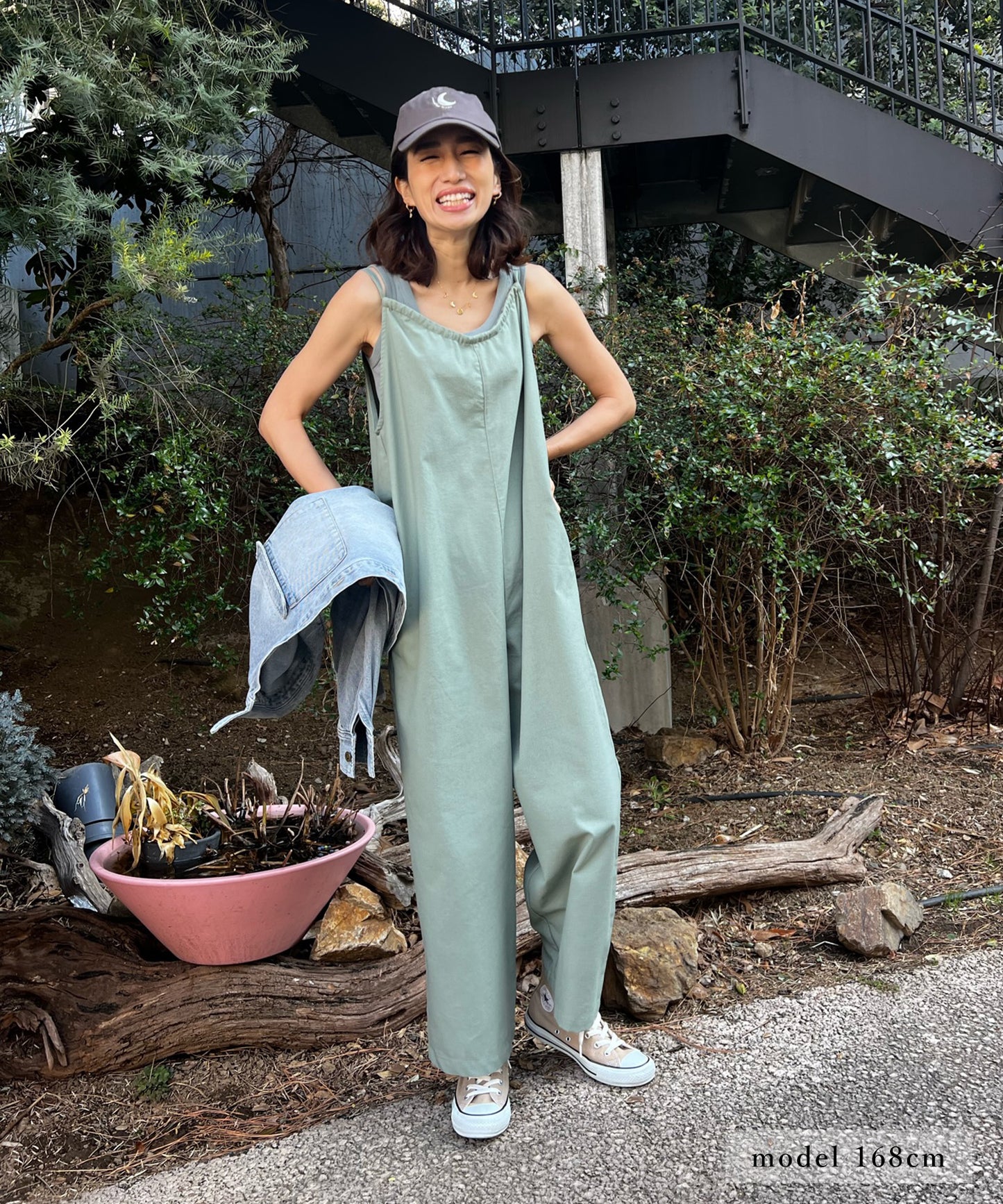 linen 2wayサロペット