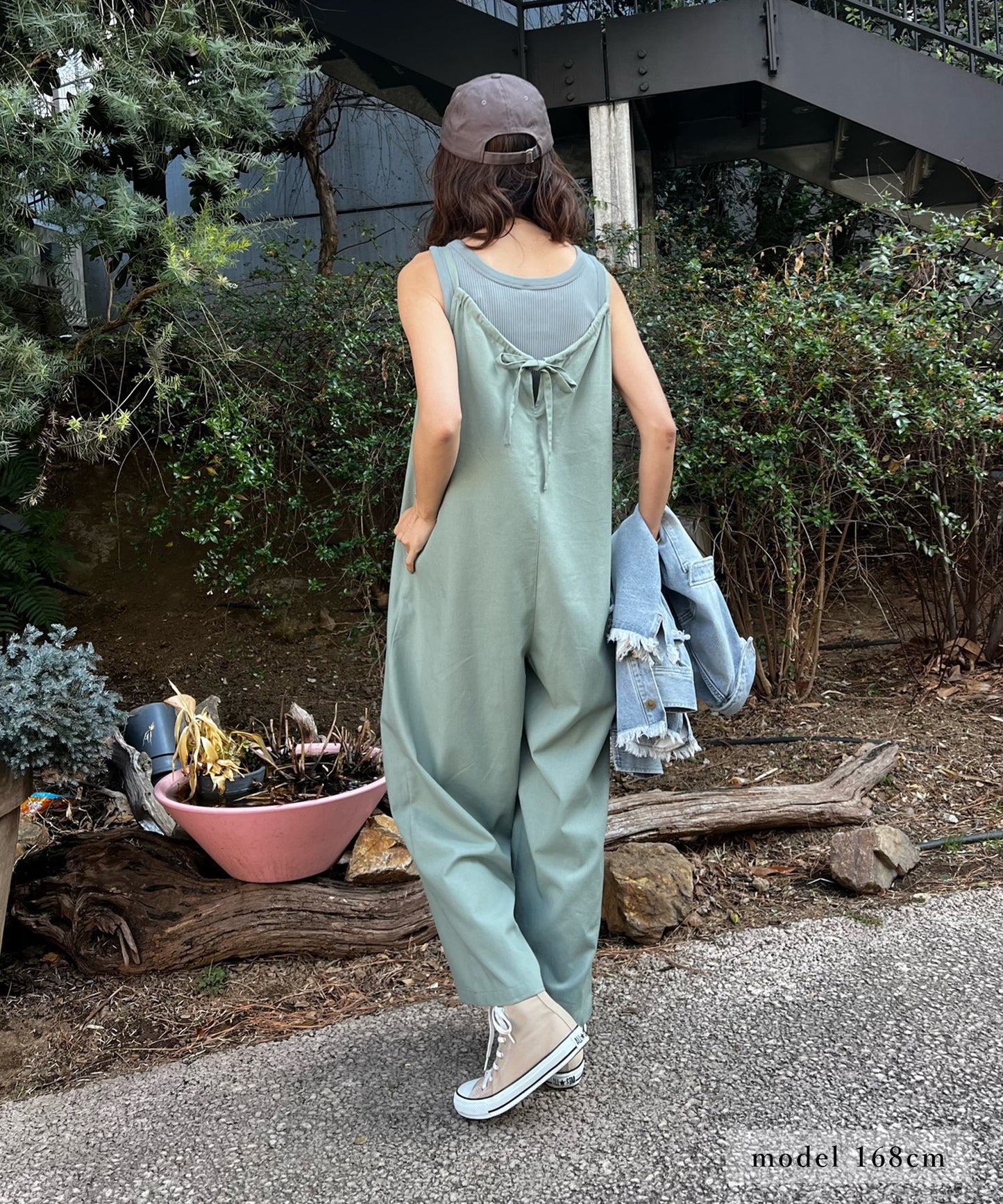linen 2wayサロペット