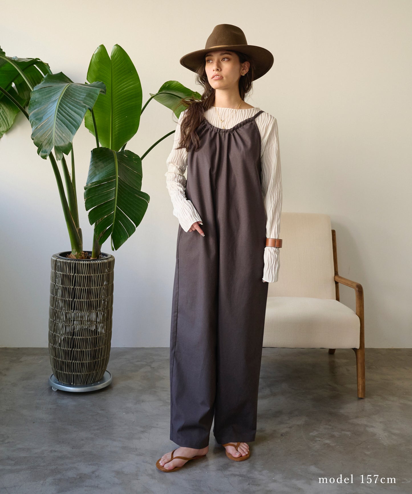 linen 2wayサロペット