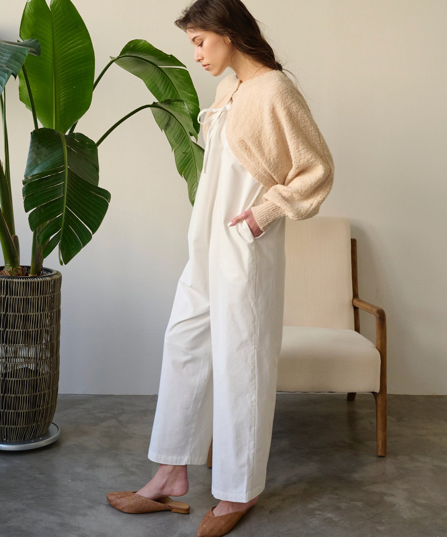 linen 2wayサロペット