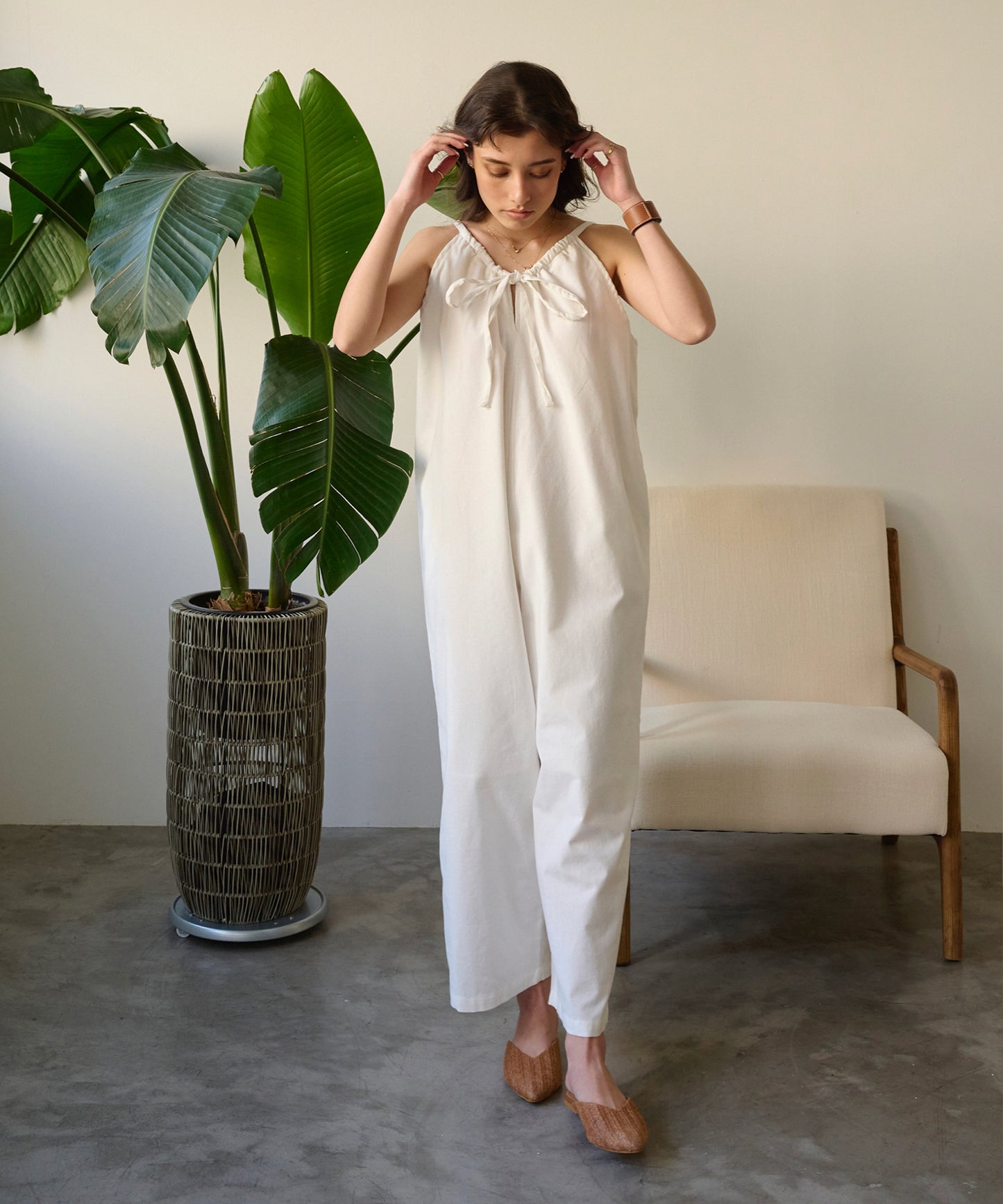 linen 2wayサロペット