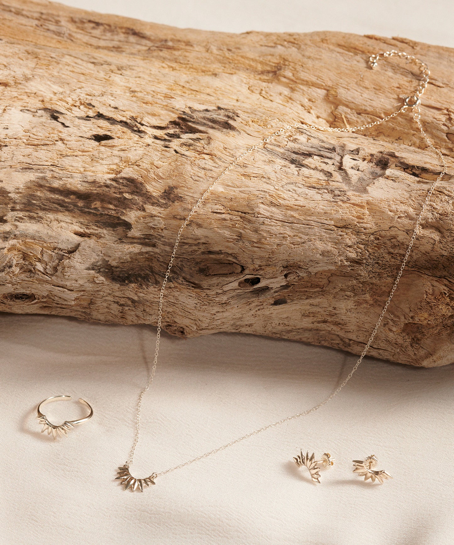 the sun ピアス silver