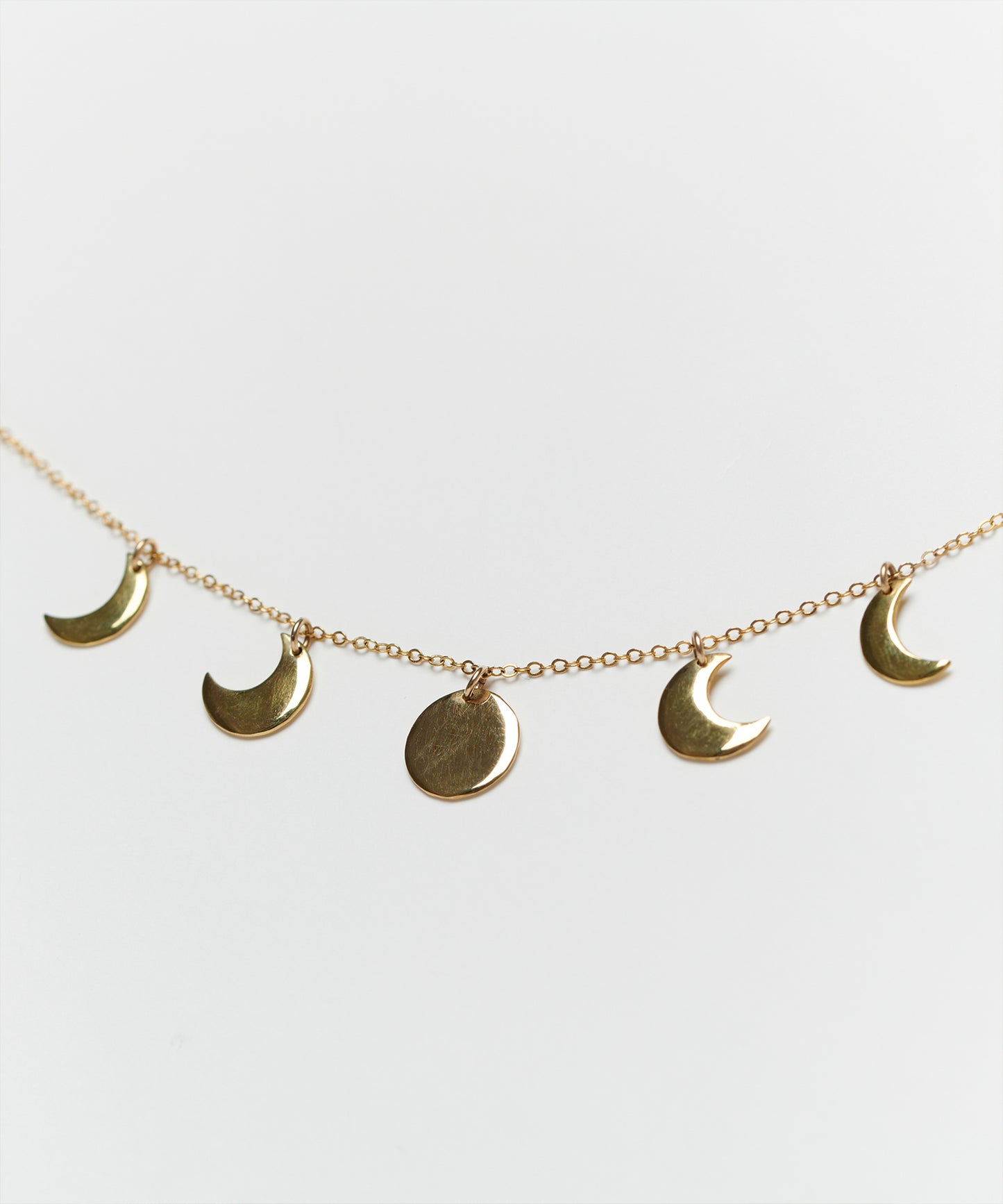 moon phases ネックレス gold【12/22以降順次発送・日時指定不可】