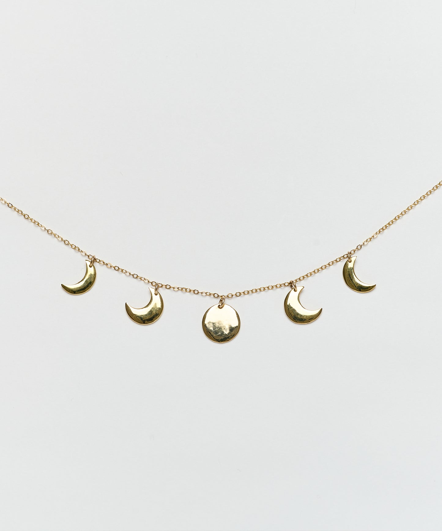 moon phases ネックレス gold【12/22以降順次発送・日時指定不可】