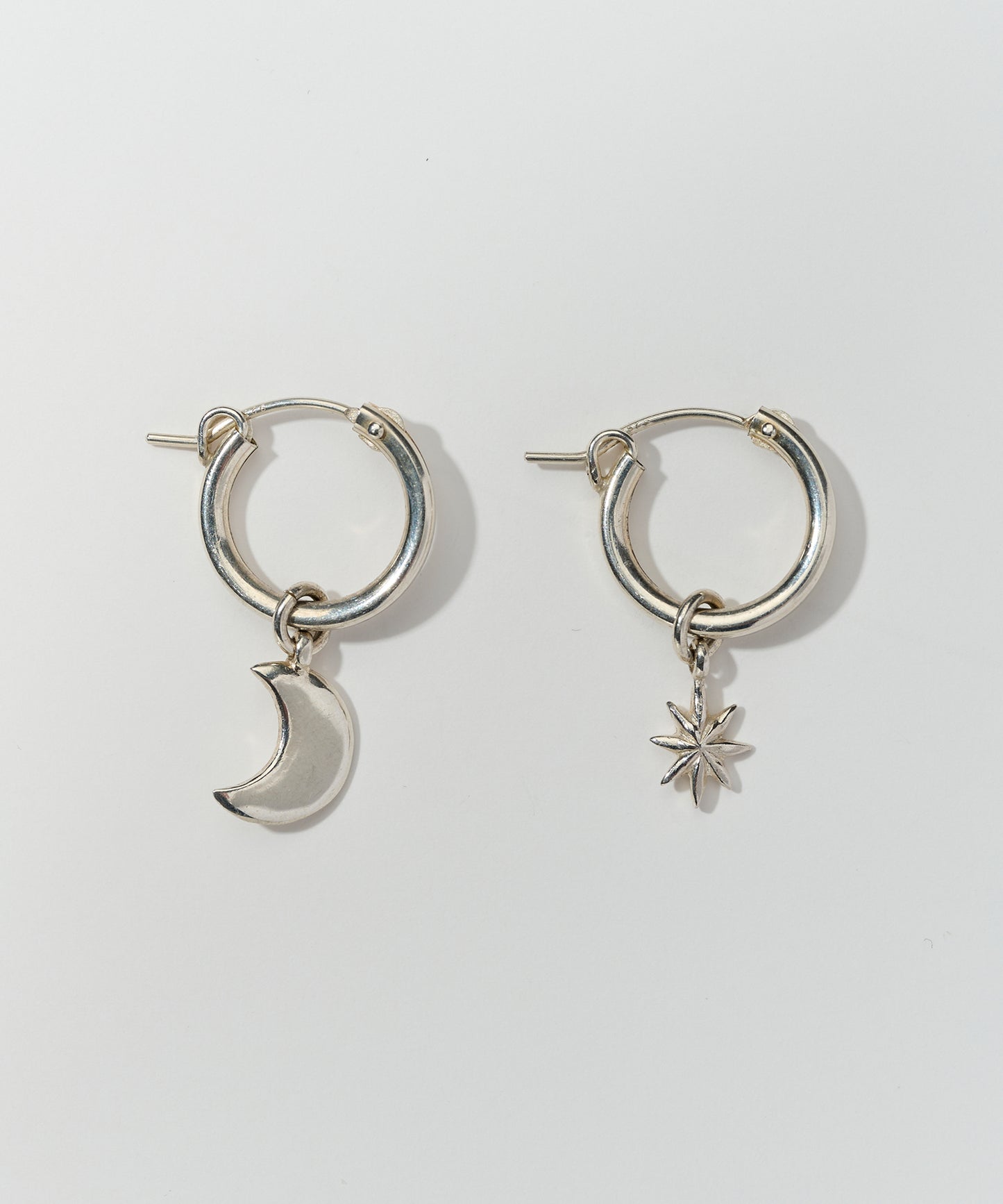moon twinkle star ピアス silver【12/22以降順次発送・日時指定不可】