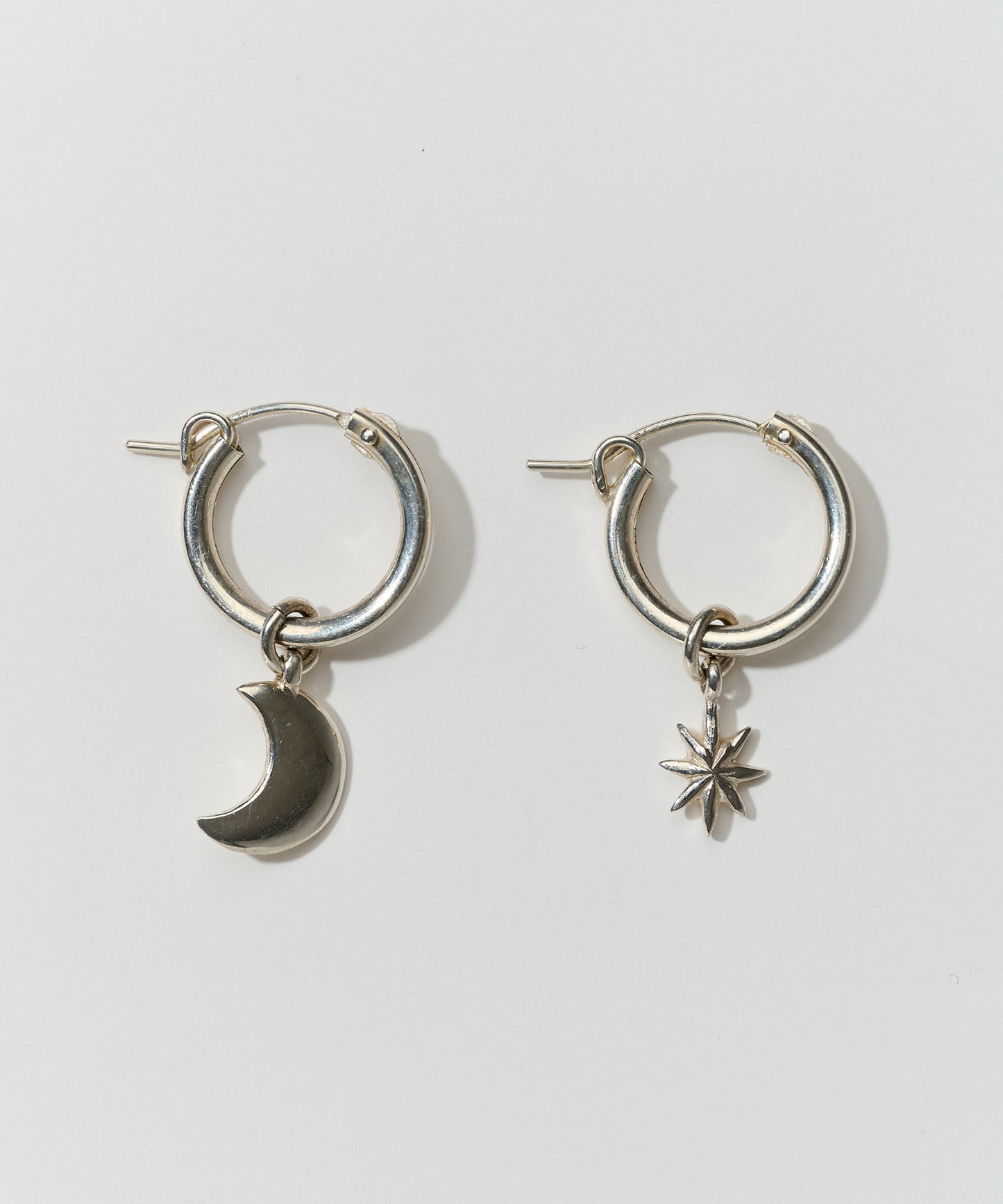 moon twinkle star ピアス silver【12/22以降順次発送・日時指定不可】
