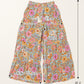 hippie flower ワイドパンツ