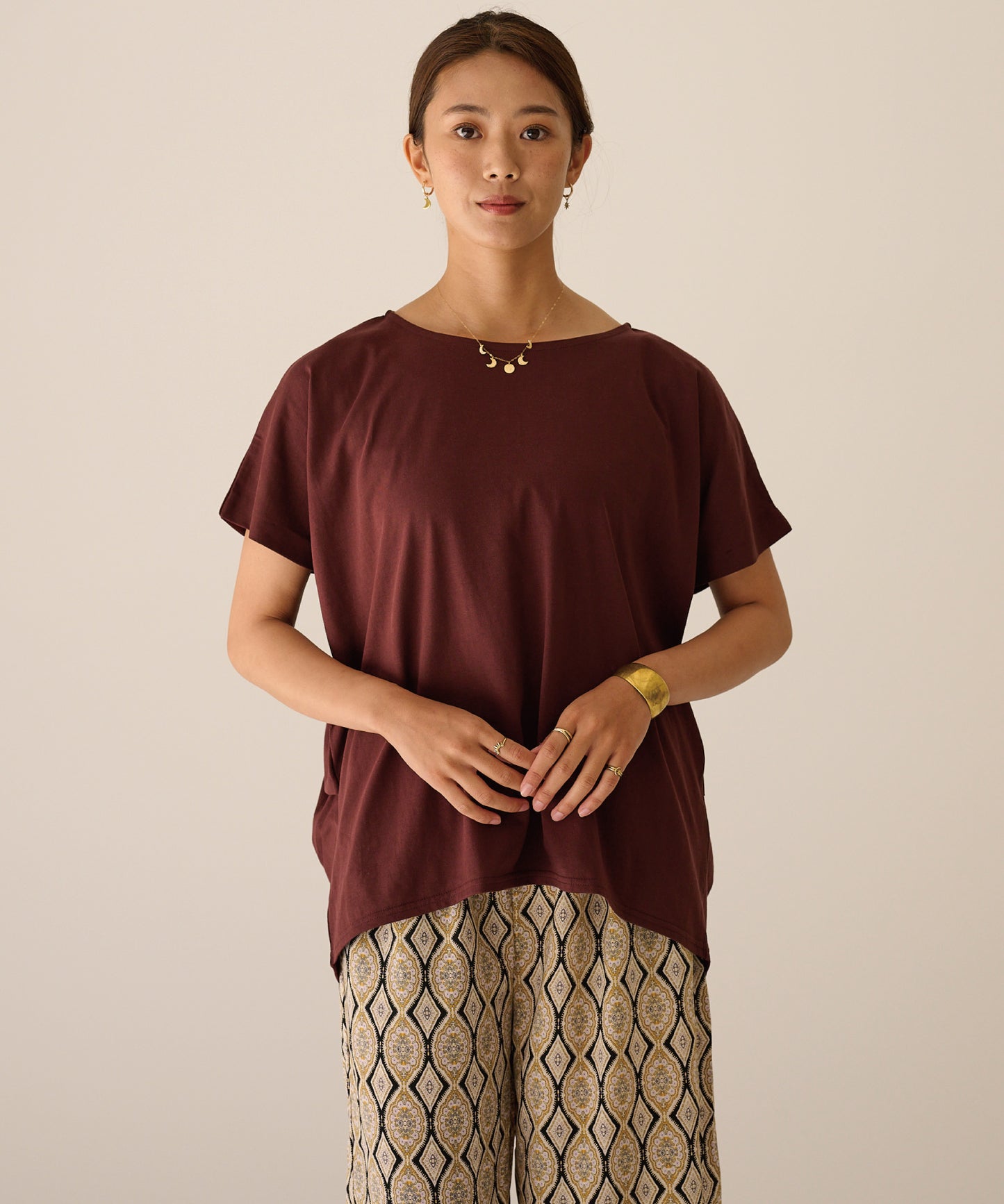 ドレープTシャツ