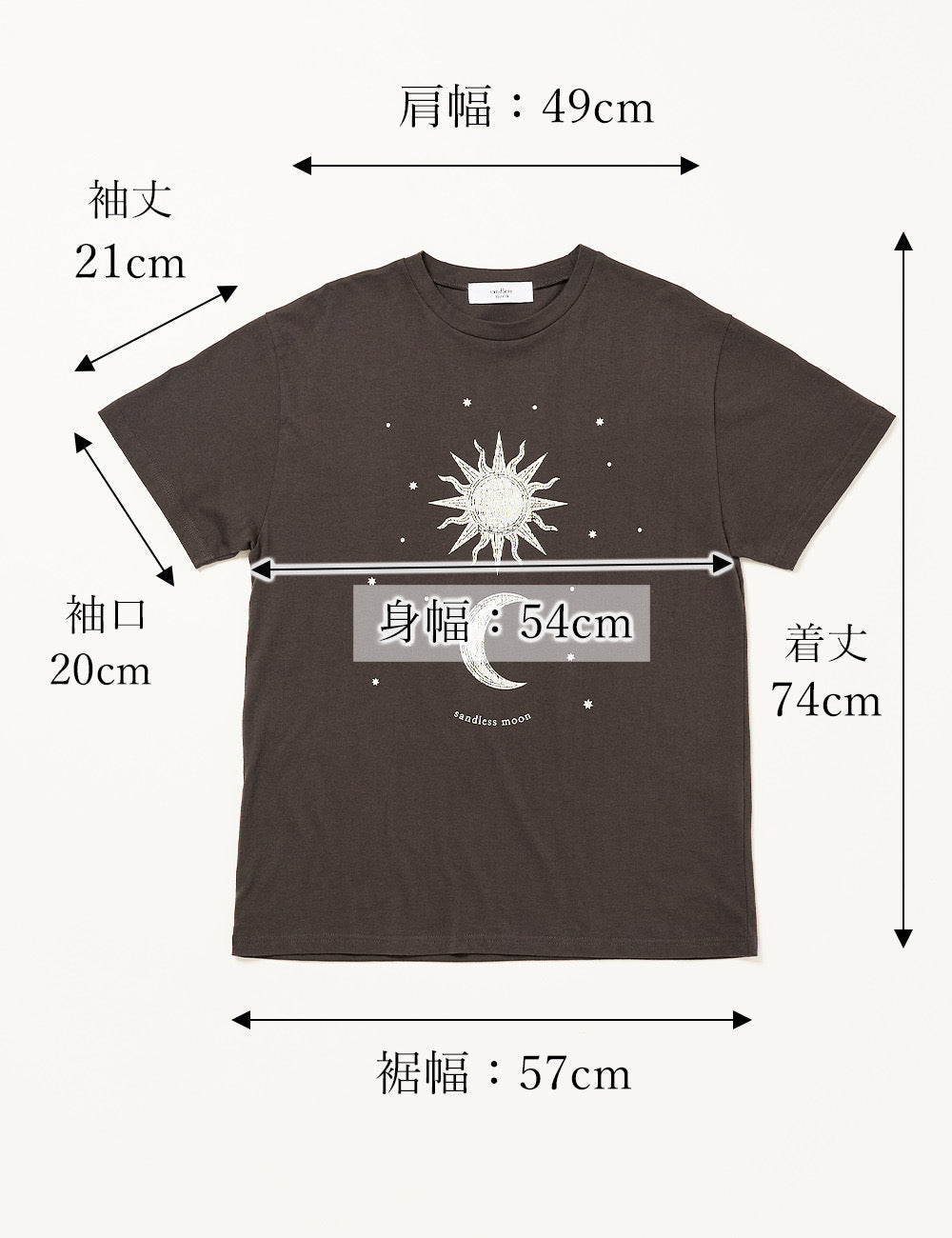 sun&moon Tシャツ