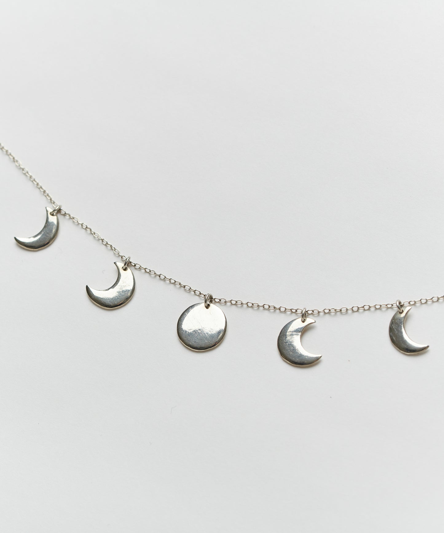moon phases ネックレス  silver