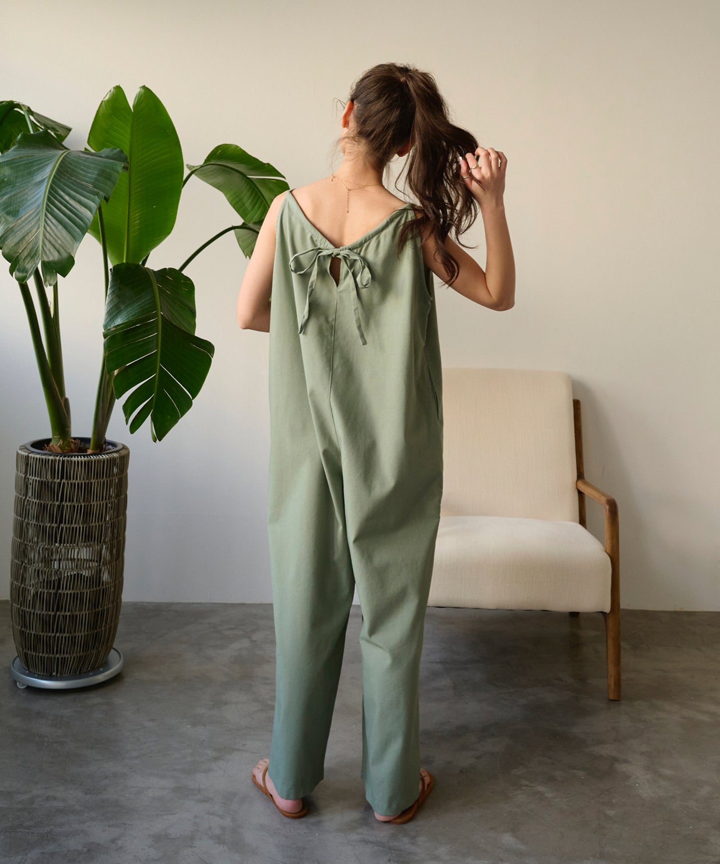 linen 2wayサロペット