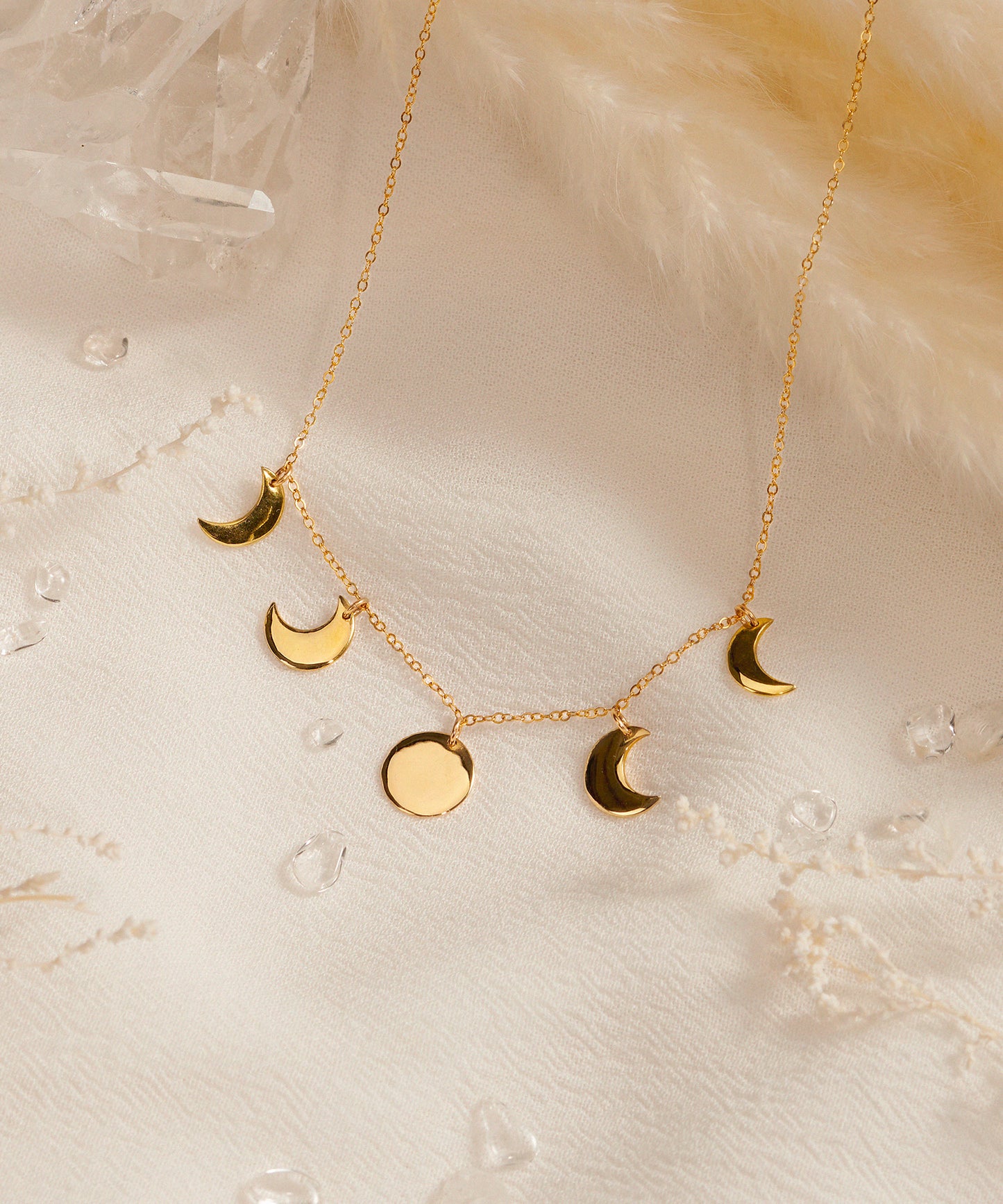 moon phases ネックレス  gold【12/22以降順次発送・日時指定不可】