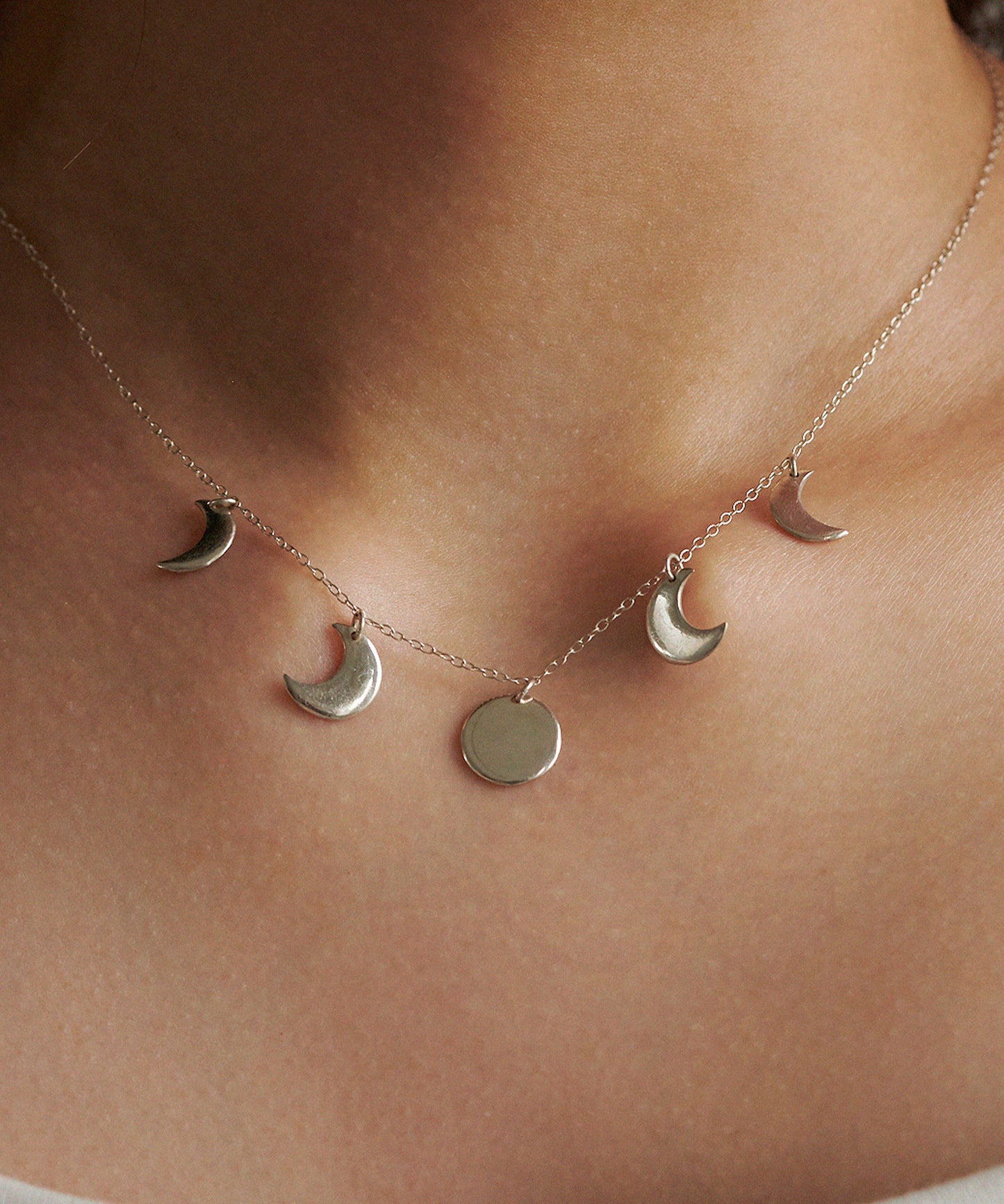 moon phases ネックレス  silver【12/22以降順次発送・日時指定不可】