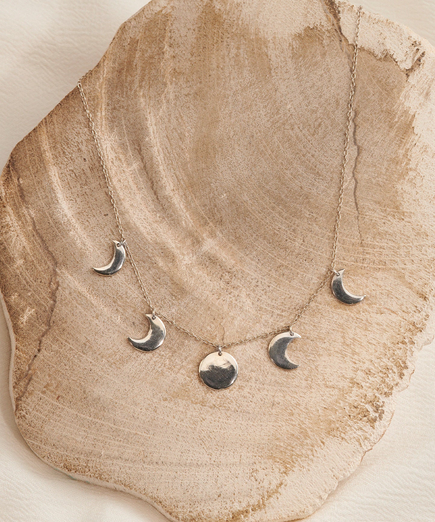 moon phases ネックレス  silver【12/22以降順次発送・日時指定不可】