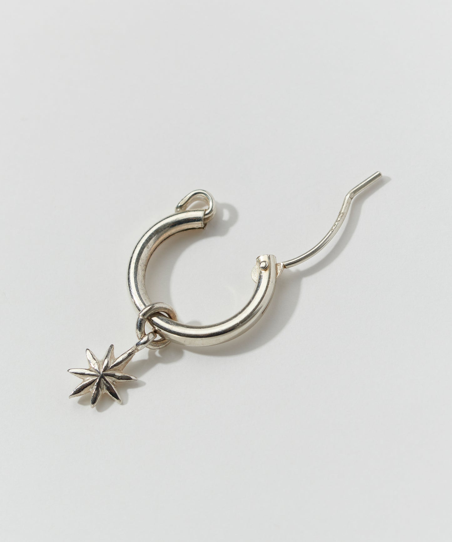 moon twinkle star ピアス silver